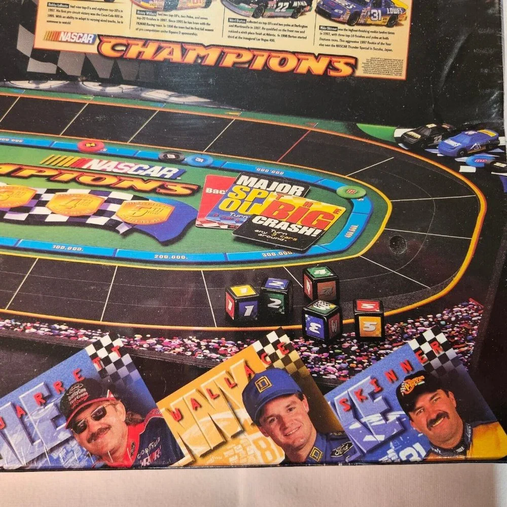 NASCAR‎ Champions Racing Board Game New Sealed Milton Bradley collectable cards